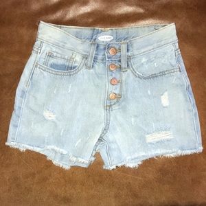 Adjustable Girls Old Navy jean shorts
